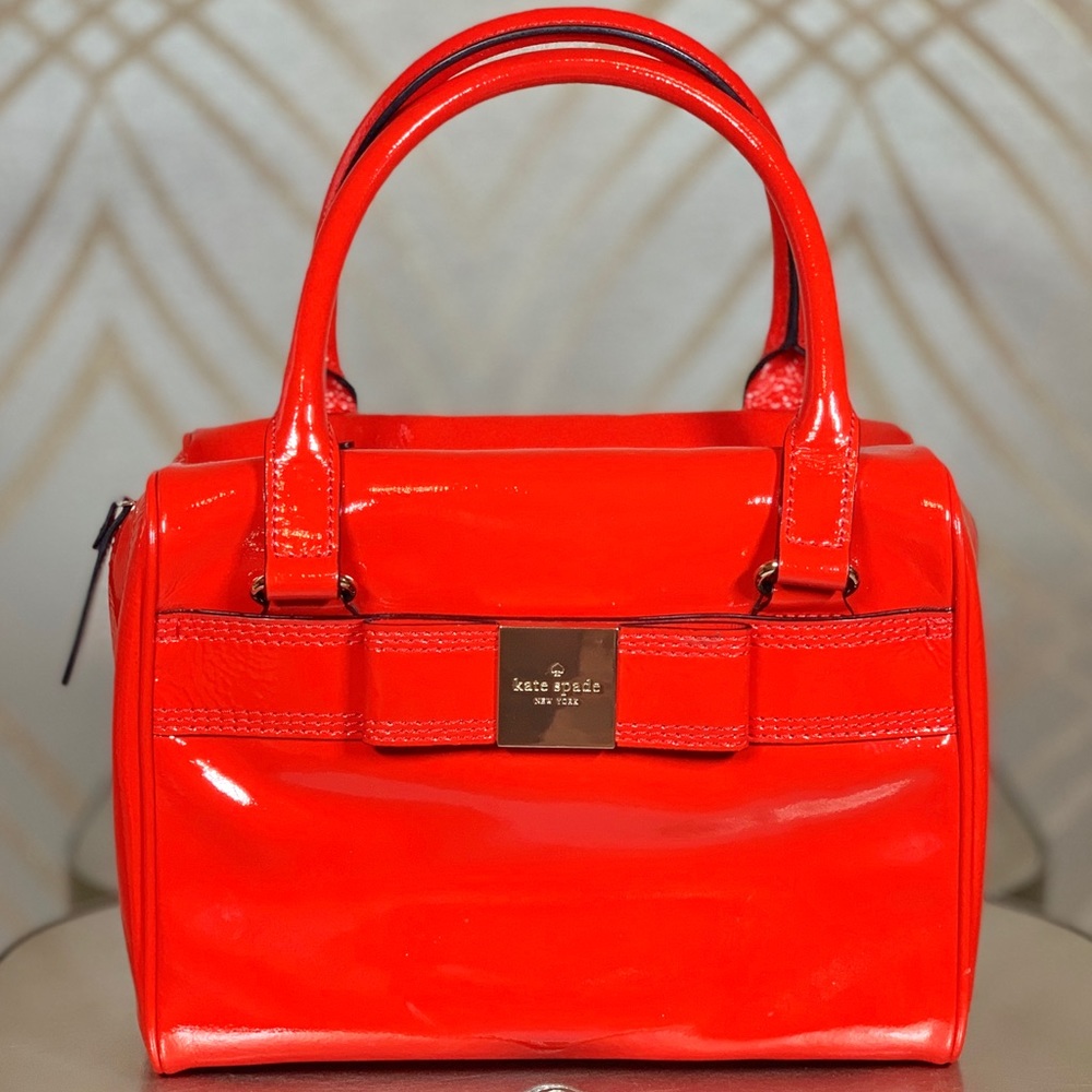 Kate Spade Candy Apple Red Patent Leather Bag